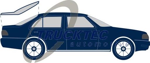 Trucktec Automotive 02.53.059 - Прокладка, задняя дверь багажника / помещения для груза autodif.ru
