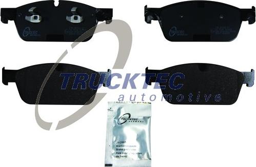 Trucktec Automotive 02.35.486 - Тормозные колодки, дисковые, комплект autodif.ru
