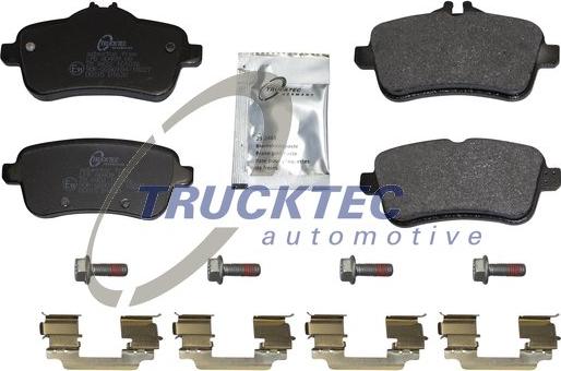 Trucktec Automotive 02.35.509 - Тормозные колодки, дисковые, комплект autodif.ru