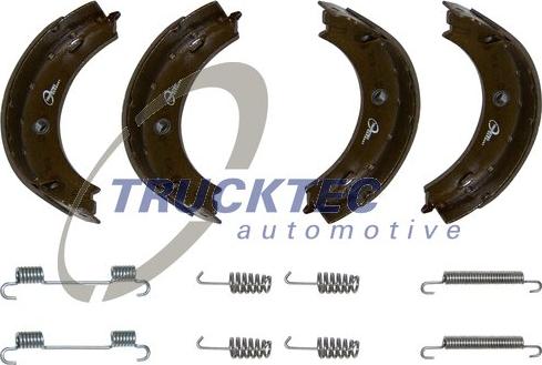 Trucktec Automotive 02.35.052 - Комплект тормозов, ручник, парковка autodif.ru