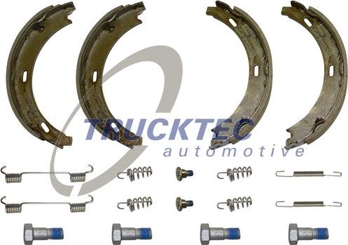 Trucktec Automotive 02.35.008 - Комплект тормозов, ручник, парковка autodif.ru