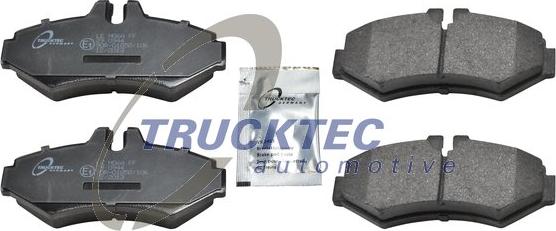 Trucktec Automotive 02.35.086 - Тормозные колодки, дисковые, комплект autodif.ru