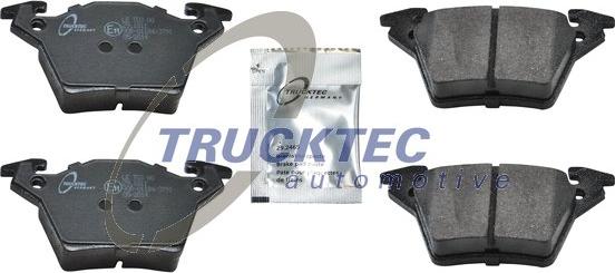Trucktec Automotive 02.35.118 - Тормозные колодки, дисковые, комплект autodif.ru