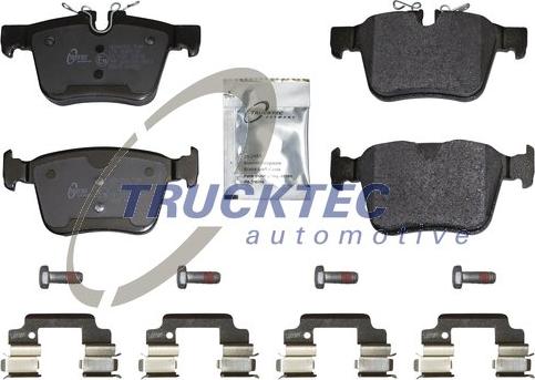 Trucktec Automotive 22.35.125 - Тормозные колодки, дисковые, комплект autodif.ru