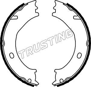 Trusting 045.001 - Комплект тормозов, ручник, парковка autodif.ru