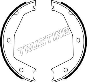 Trusting 048.002 - Комплект тормозов, ручник, парковка autodif.ru