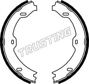 Trusting 052.130 - Комплект тормозов, ручник, парковка autodif.ru