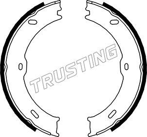 Trusting 052.133 - Комплект тормозов, ручник, парковка autodif.ru