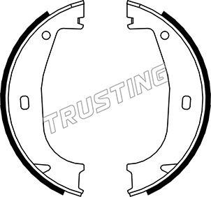 Trusting 019.026 - Комплект тормозов, ручник, парковка autodif.ru