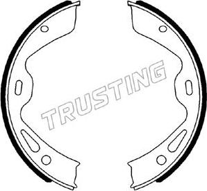 Trusting 083.004 - Комплект тормозов, ручник, парковка autodif.ru