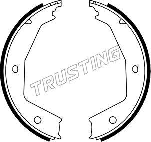 Trusting 079.194 - Комплект тормозов, ручник, парковка autodif.ru