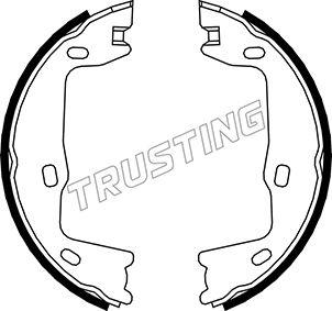Trusting 073.159 - Комплект тормозов, ручник, парковка autodif.ru
