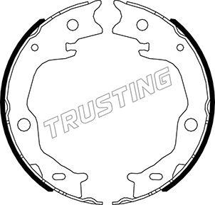 Trusting 115.341 - Комплект тормозов, ручник, парковка autodif.ru