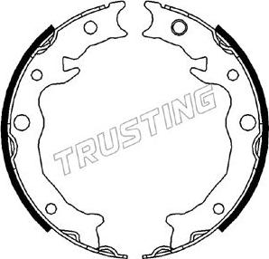 Trusting 110.343 - Комплект тормозов, ручник, парковка autodif.ru