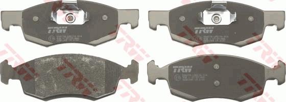 TRW GDB1749 - Колодки тормозные дисковые | перед | autodif.ru