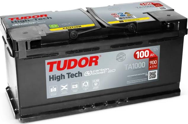 Tudor TA1000 - Стартерная аккумуляторная батарея, АКБ autodif.ru