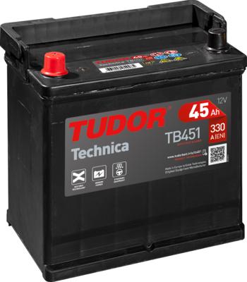 Tudor TB451 - Стартерная аккумуляторная батарея, АКБ autodif.ru