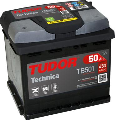 Tudor TB501 - Стартерная аккумуляторная батарея, АКБ autodif.ru