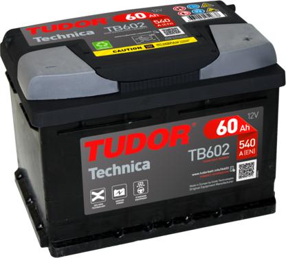 Tudor TB602 - Стартерная аккумуляторная батарея, АКБ autodif.ru