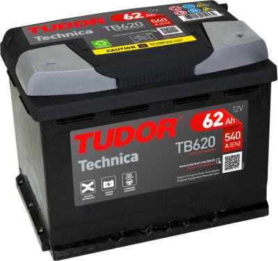 Tudor TB620 - Стартерная аккумуляторная батарея, АКБ autodif.ru