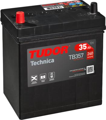 Tudor TB357 - Стартерная аккумуляторная батарея, АКБ autodif.ru