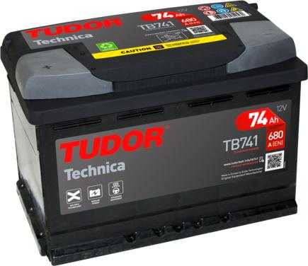 Tudor TB741 - Стартерная аккумуляторная батарея, АКБ autodif.ru