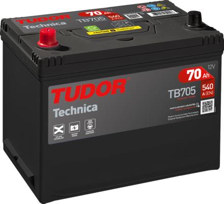 Tudor TB705 - Стартерная аккумуляторная батарея, АКБ autodif.ru