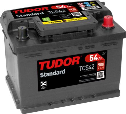 Tudor TC542 - Стартерная аккумуляторная батарея, АКБ autodif.ru