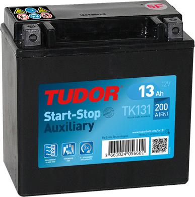 Tudor TK131 - Стартерная аккумуляторная батарея, АКБ autodif.ru