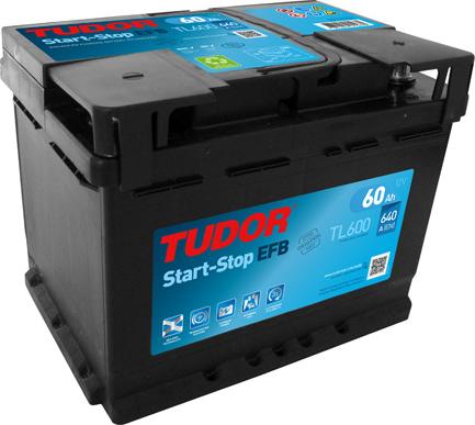 Tudor TL600 - Стартерная аккумуляторная батарея, АКБ autodif.ru