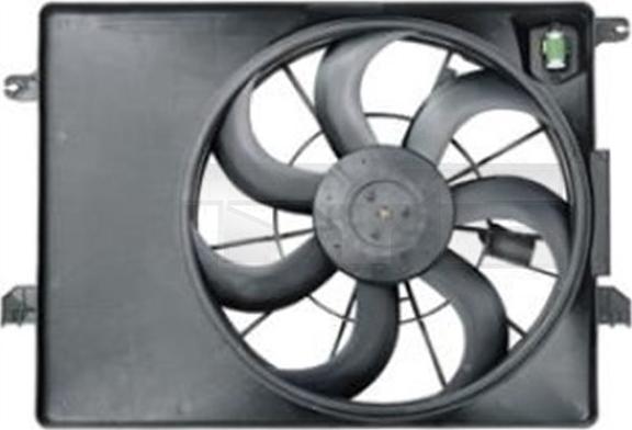 TYC 817-0002 - Вентилятор, охлаждение двигателя autodif.ru