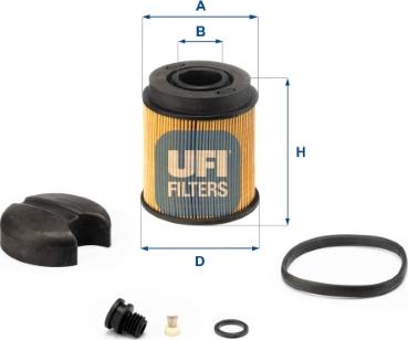 UFI 44.001.00 - Карбамидный фильтр autodif.ru