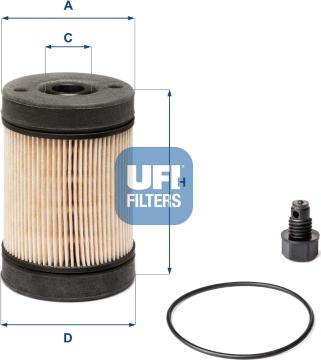 UFI 44.002.00 - Карбамидный фильтр autodif.ru