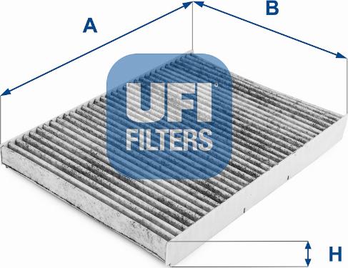 UFI 54.109.00 - Фильтр воздуха в салоне autodif.ru