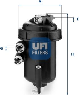 UFI 55.127.00 - Топливный фильтр autodif.ru