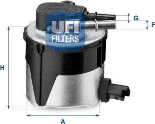 UFI 55.170.00 - Топливный фильтр autodif.ru