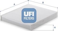 UFI 53.540.00 - Фильтр воздуха в салоне autodif.ru