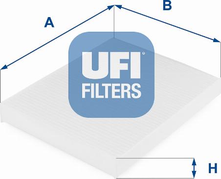UFI 53.043.00 - Фильтр воздуха в салоне autodif.ru