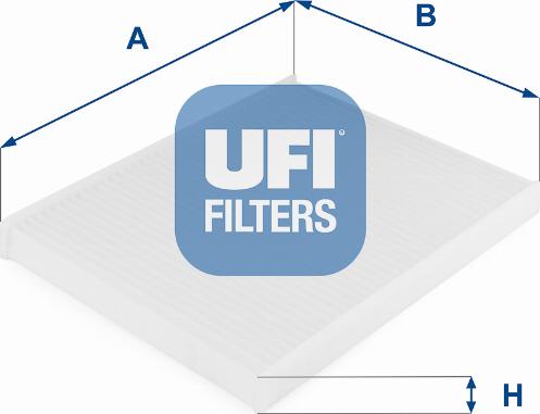 UFI 53.149.00 - Фильтр воздуха в салоне autodif.ru