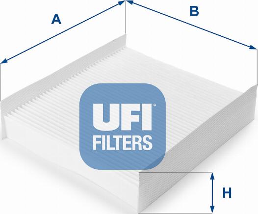 UFI 53.157.00 - Фильтр воздуха в салоне autodif.ru