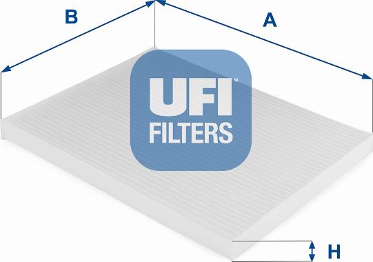 UFI 53.124.00 - Фильтр воздуха в салоне autodif.ru