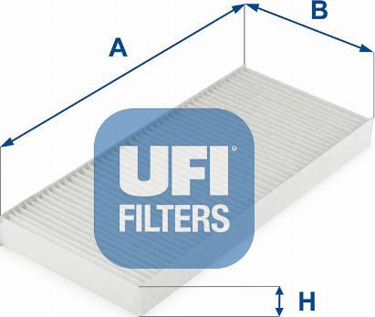 UFI 53.328.00 - Фильтр воздуха в салоне autodif.ru