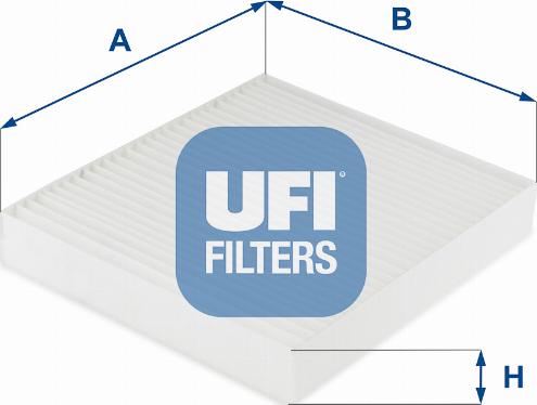 UFI 53.249.00 - Фильтр воздуха в салоне autodif.ru