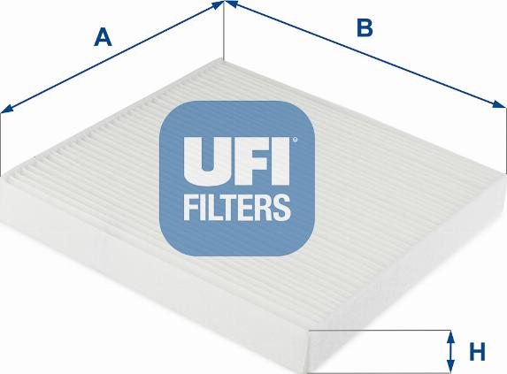 UFI 53.246.00 - Фильтр воздуха в салоне autodif.ru