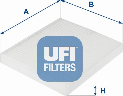 UFI 53.243.00 - Фильтр воздуха в салоне autodif.ru