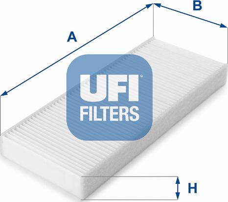 UFI 53.214.00 - Фильтр воздуха в салоне autodif.ru