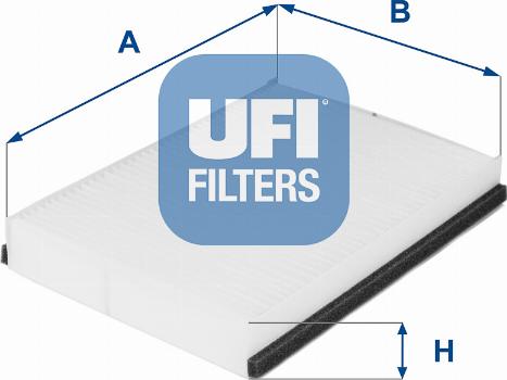 UFI 53.211.00 - Фильтр воздуха в салоне autodif.ru