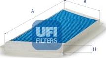 UFI 34.194.00 - Фильтр воздуха в салоне autodif.ru