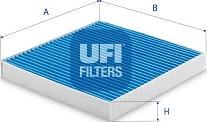 UFI 34.167.00 - Фильтр воздуха в салоне autodif.ru