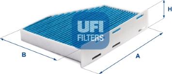 UFI 34.124.00 - Фильтр воздуха в салоне autodif.ru